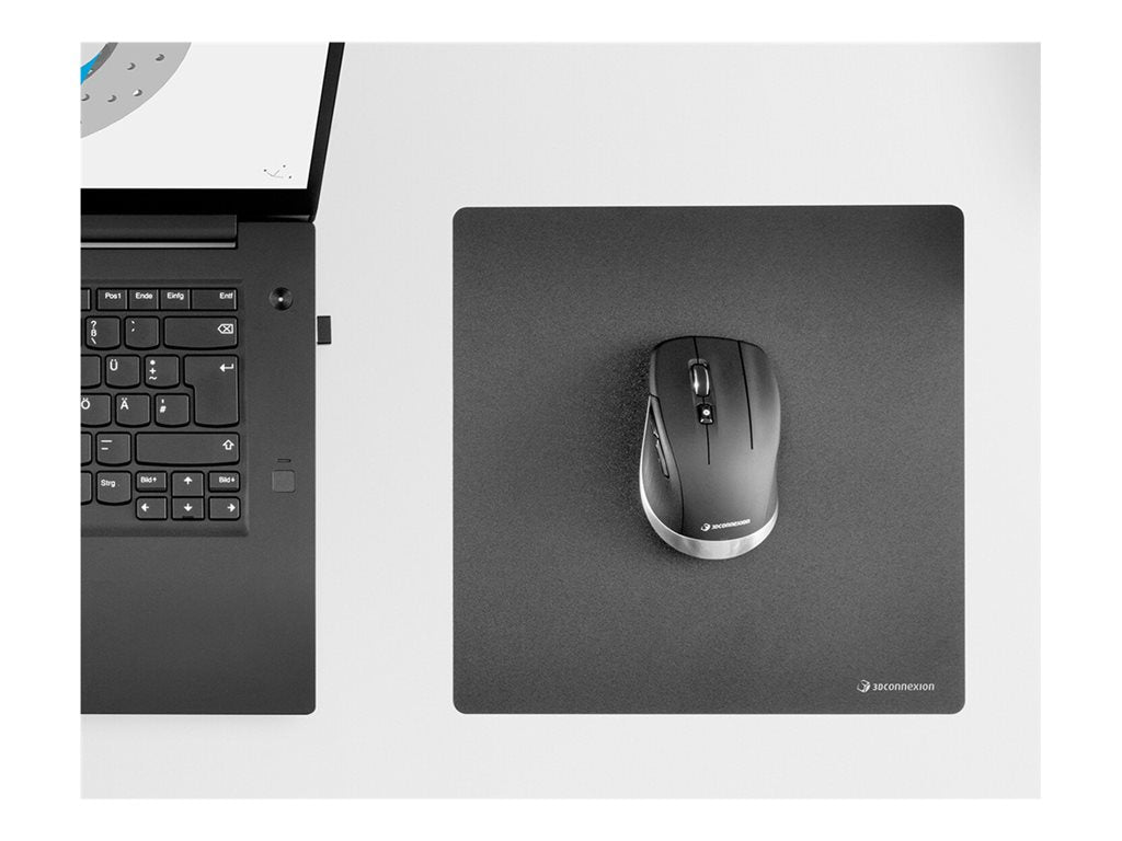 3Dconnexion CadMouse Compact Wireless - Mouse - ergonomic - optical - 7 buttons - wireless, wired - Bluetooth, 2.4 GHz,