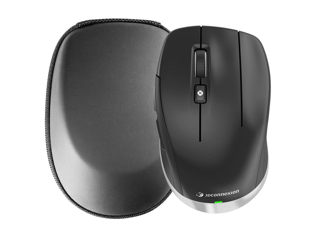 3Dconnexion CadMouse Compact Wireless - Mouse - ergonomic - optical - 7 buttons - wireless, wired - Bluetooth, 2.4 GHz,