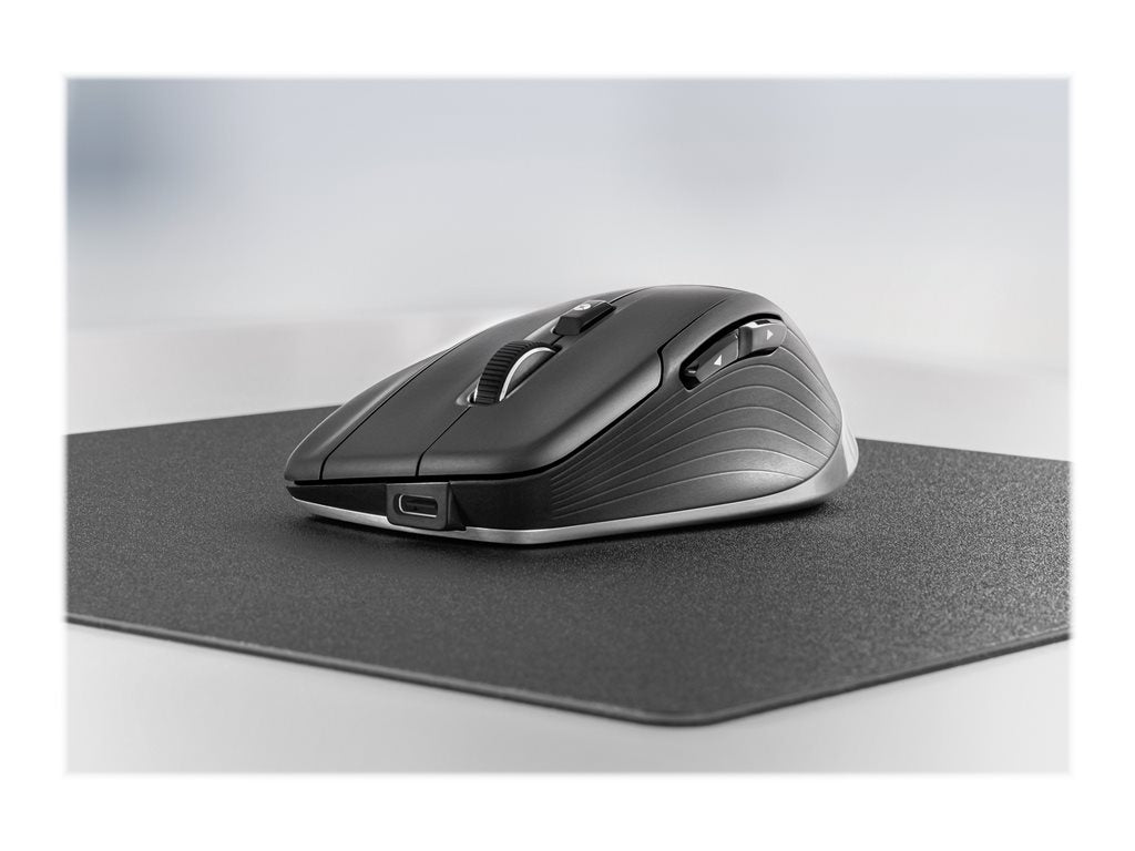 3Dconnexion CadMouse Compact Wireless - Mouse - ergonomic - optical - 7 buttons - wireless, wired - Bluetooth, 2.4 GHz,