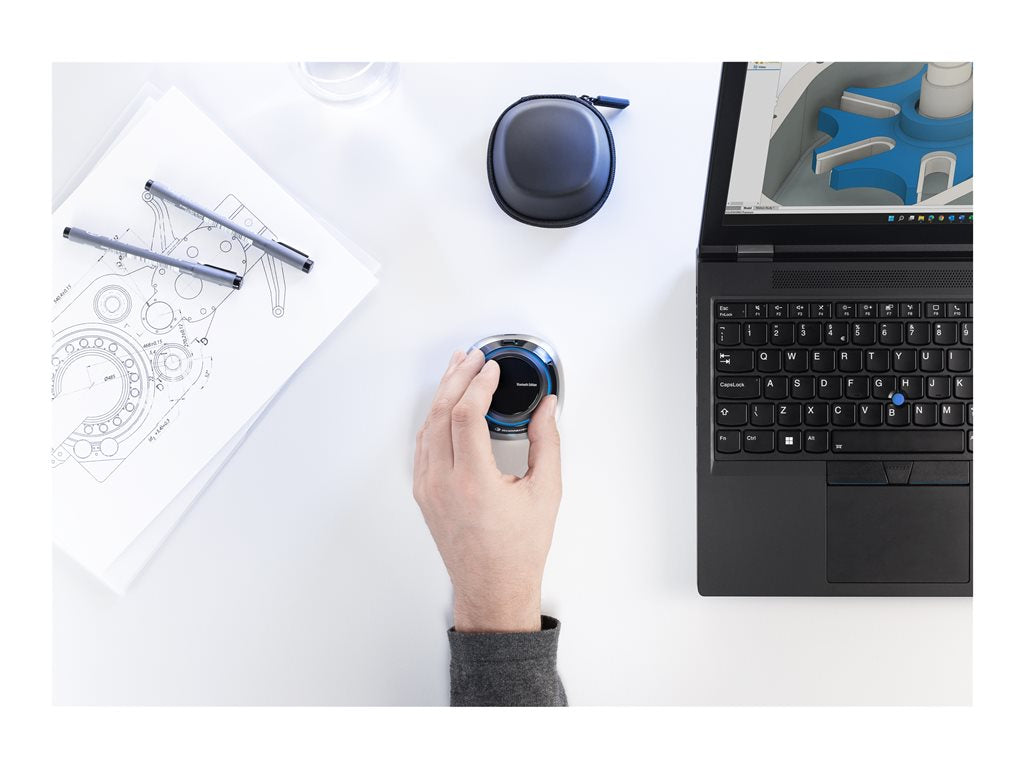 3Dconnexion SpaceMouse Wireless - 3D mouse - 2 buttons - wireless - Bluetooth, 2.4 GHz