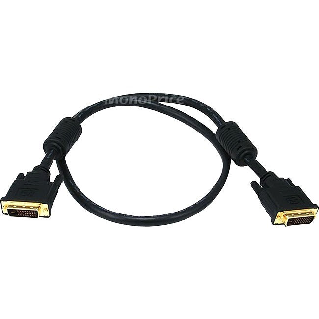 3Ft 28Awg Cl2 Dual Link Dvi-D Cable - Black. Compliant With MPR-2407