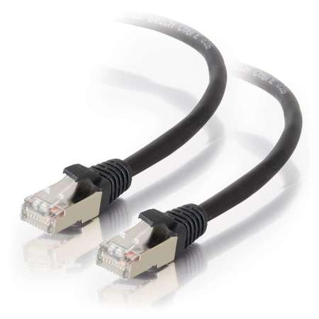 3Ft Cat5E Snagless Shielded (Stp) Ethernet Network Patch Cable - Black