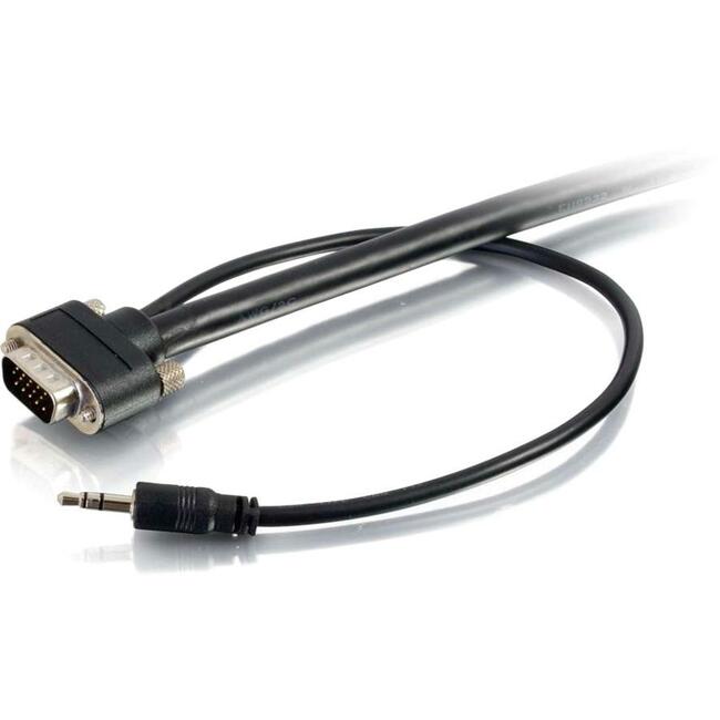 3Ft Select Vga + 3.5Mm Stereo Audio A/V Cable M/M - In-Wall Cmg-Rated