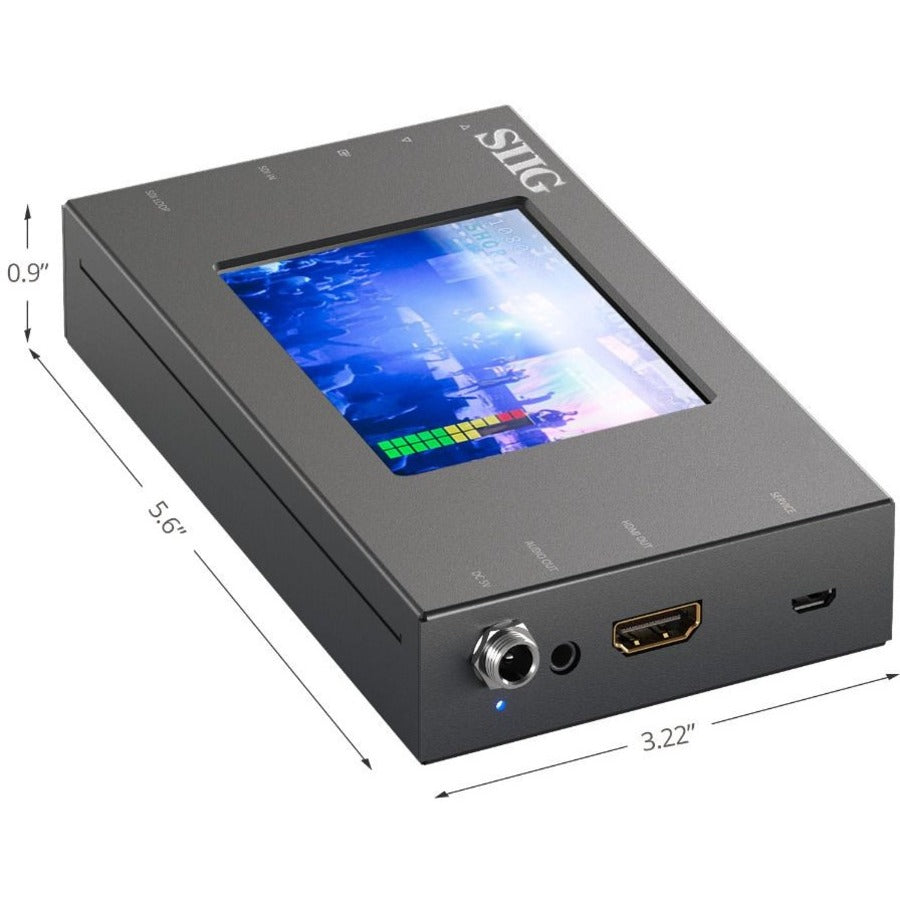 3G-Sdi To Hdmi Converter With,Scaler & Monitor