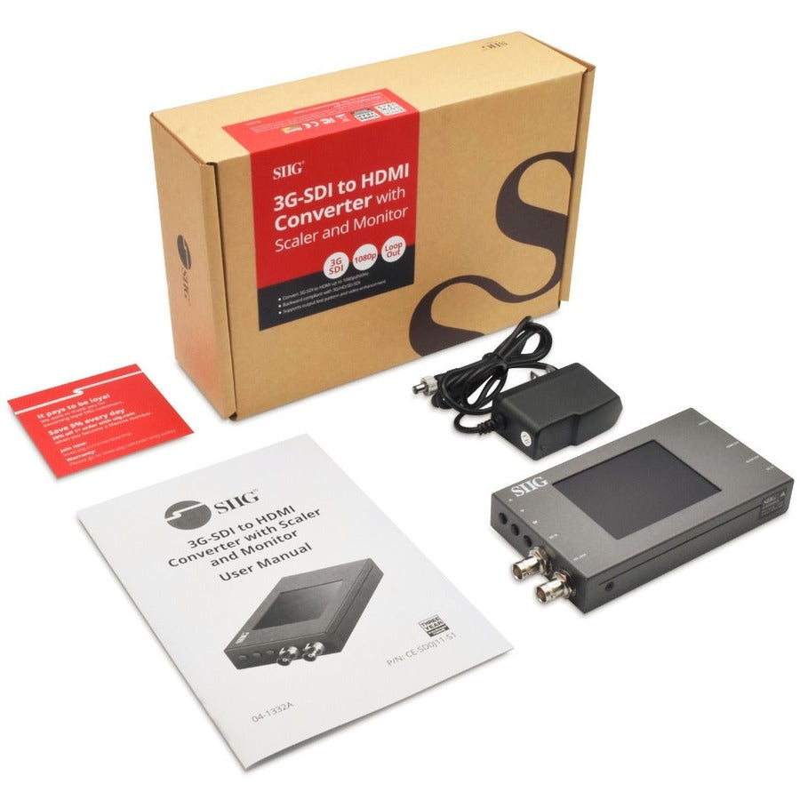 3G-Sdi To Hdmi Converter With,Scaler & Monitor