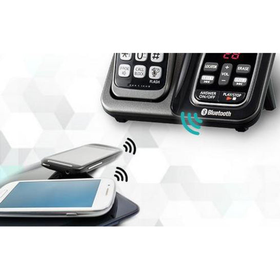 3HS Cordless Telephone- ITAD- Met Black KX-TGD563M