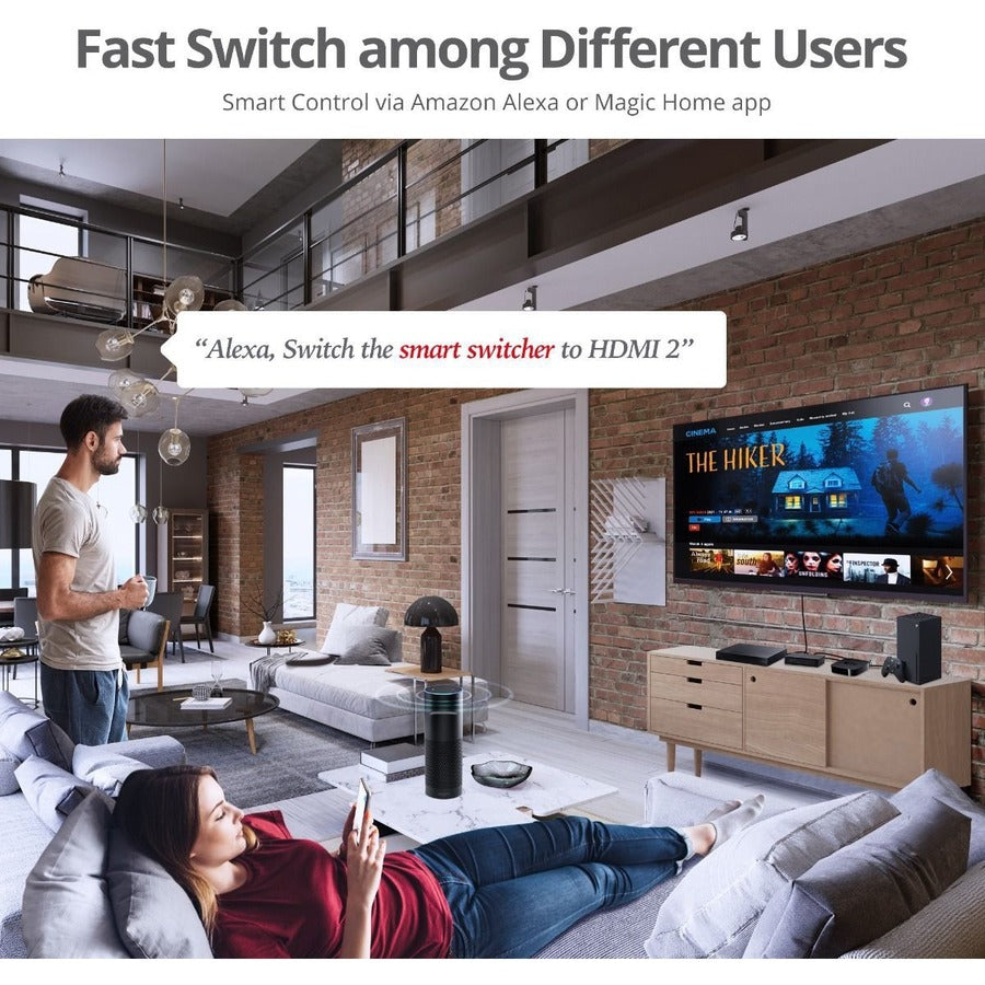 3X1 4K Hdmi 2.0 Switch With Ir & Voice App Control