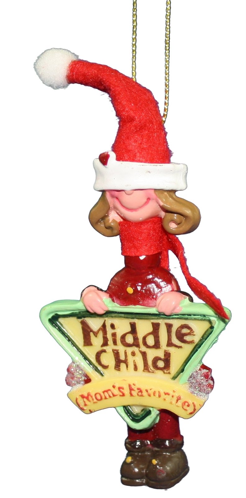3.5 Inch Mom's Favorite Ornament - First Boy