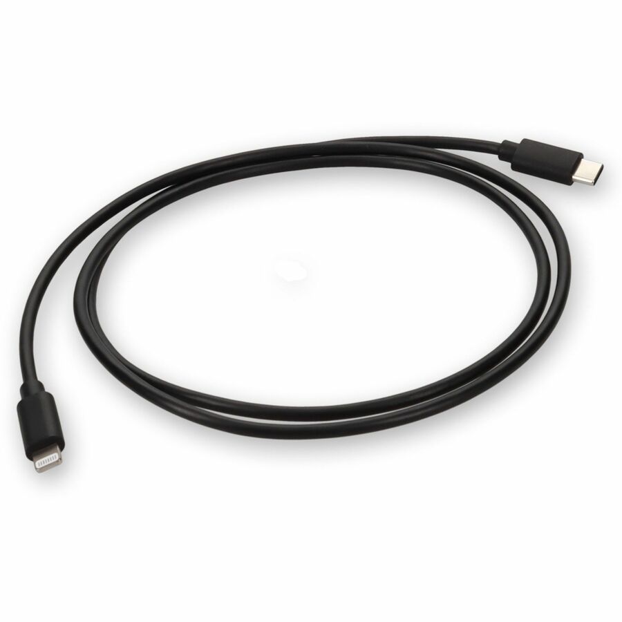 3ft (1m) USB-C 3.1 to Lightning Cable Male to Male Black TPE Cable USBC2LGTTPE1M