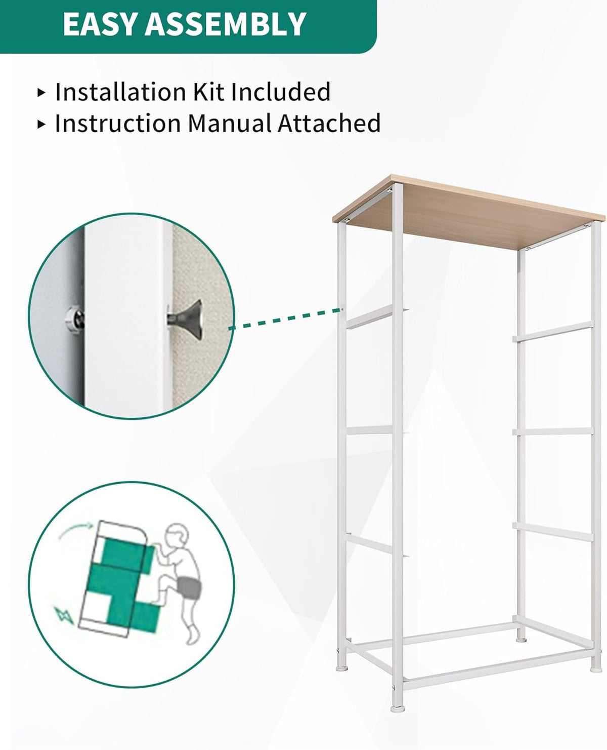 4 Drawer Fabric Dresser With Wooden Top And Easy Pull Bins