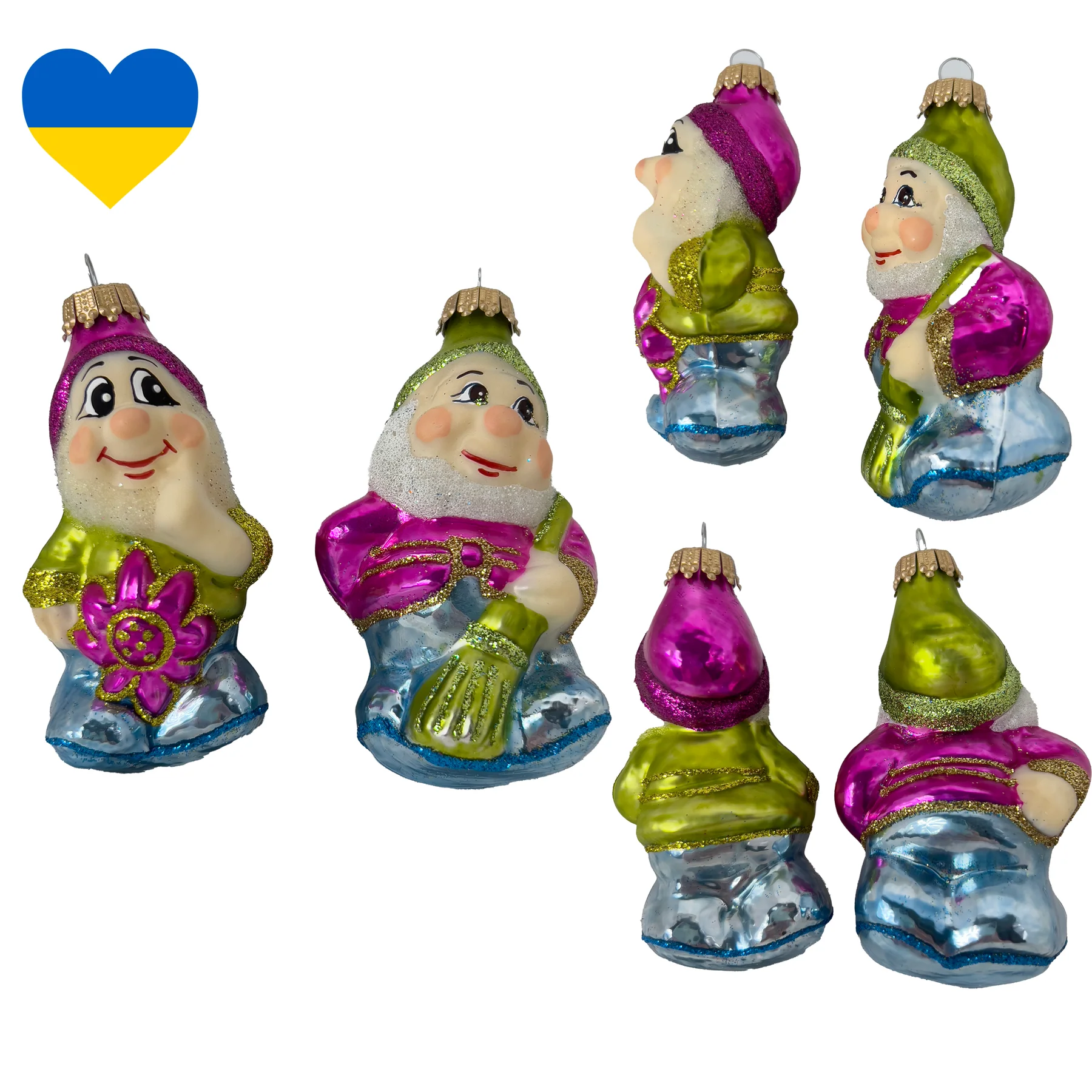 4-Inch Enchanted Gnomes - 2 Piece Set