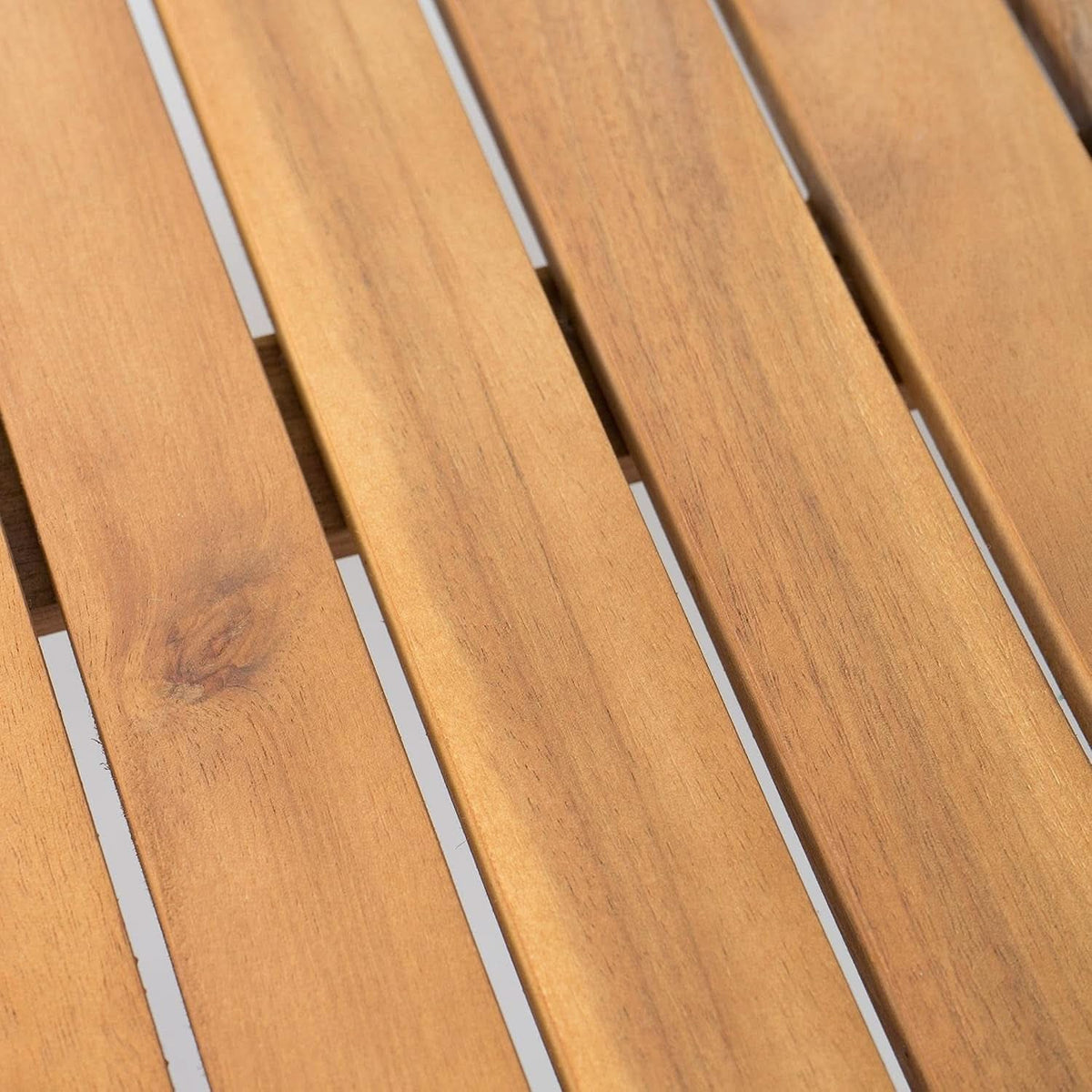 4 Piece Acacia Wood Patio Set for Outdoor Living Area