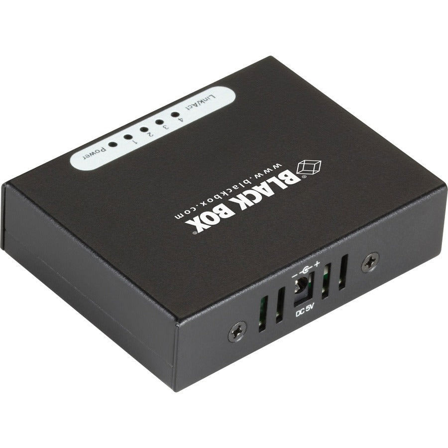 4-Port Gigabit Ethernet Switch - Black Box LGB304AE USB-Powered Unmanaged Network Switch | TecISoft