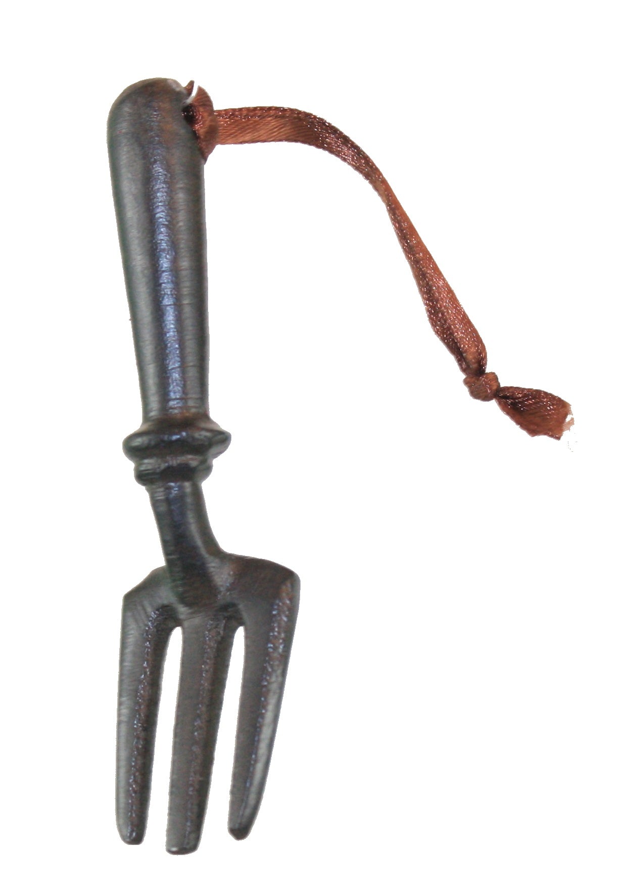 4 inch Antique Brown Hammered Metal fork