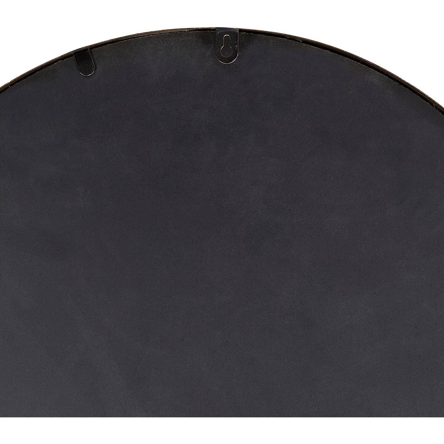 40 Inch Gold Round Wall Mirror for Living Room Decor