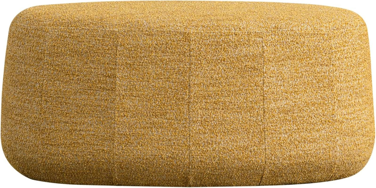 40-Inch Oval Upholstered Ottoman For Modern Living