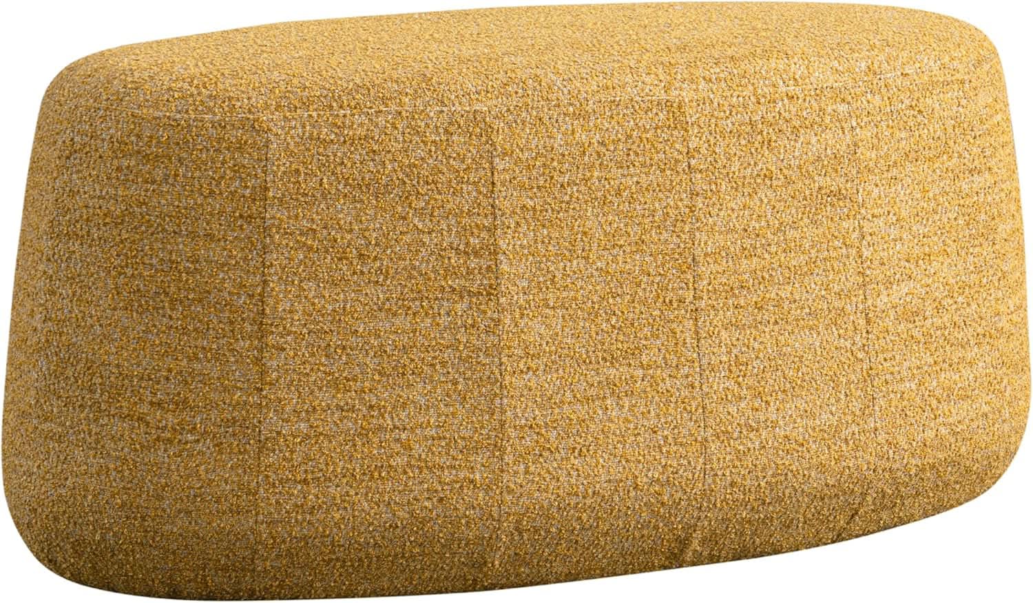 40-Inch Oval Upholstered Ottoman For Modern Living
