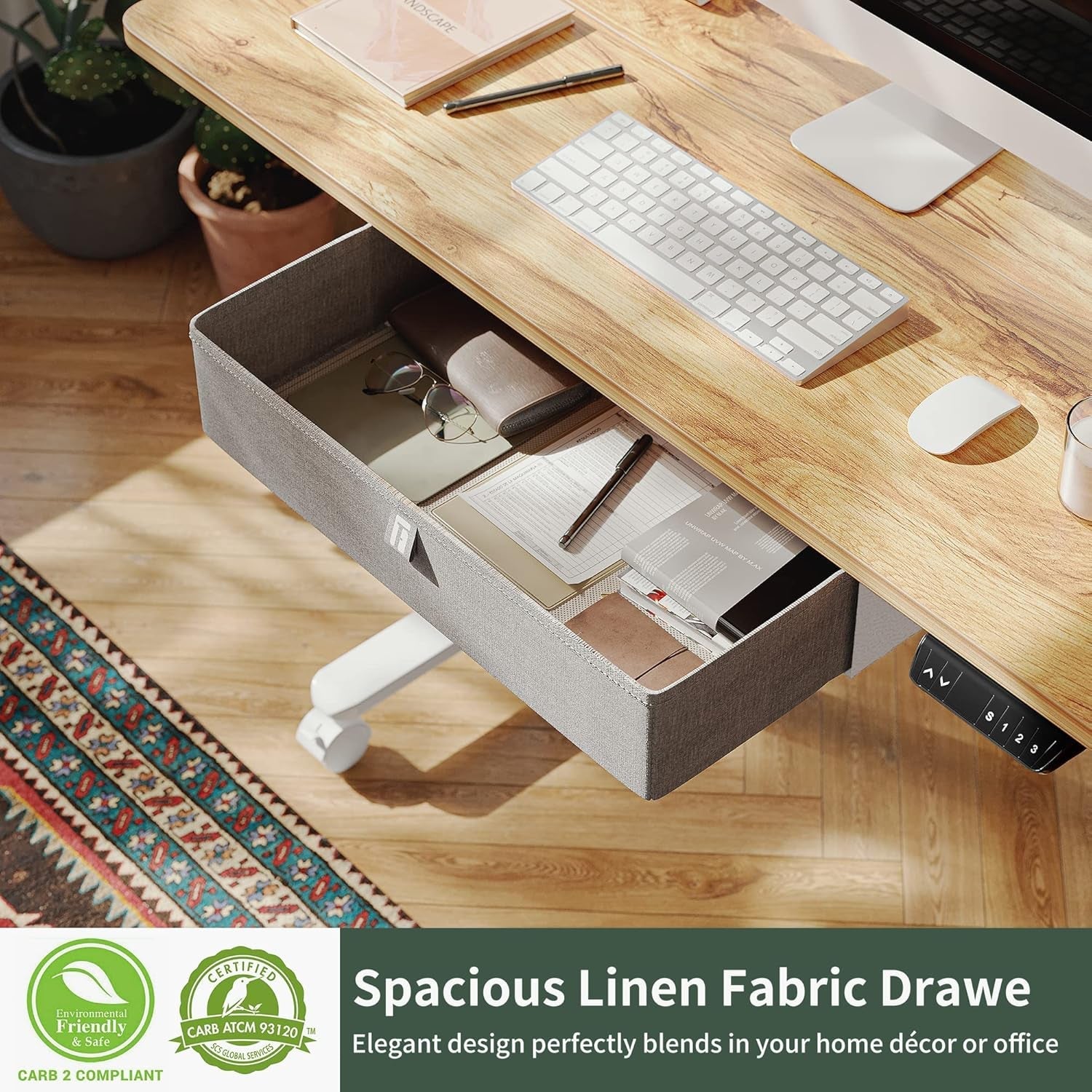 40x24 Inch Electric Height Adjustable Standing Desk