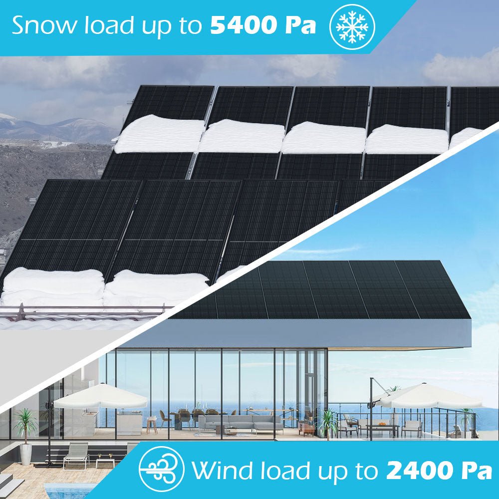415W MONO BLACK PERC SOLAR PANEL FULL PALLET (32 PANELS) UL 61730 CEC Listed