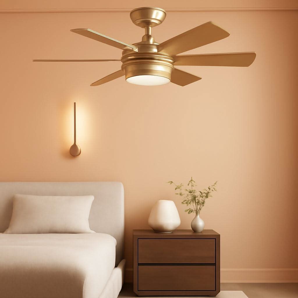 42 Inch Ceiling Fan With Remote Dimmable LED Lighting
