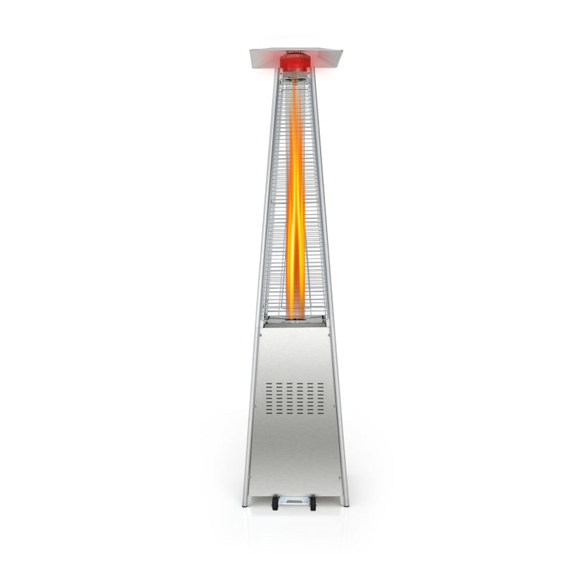 42000 BTU Pyramid Patio Heater With Wheels For Outdoor