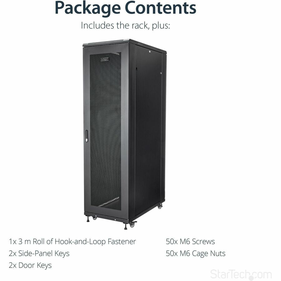 42U Server Rack Cabinet - Professional Data Center Storage | StarTech.com RK4236BKB