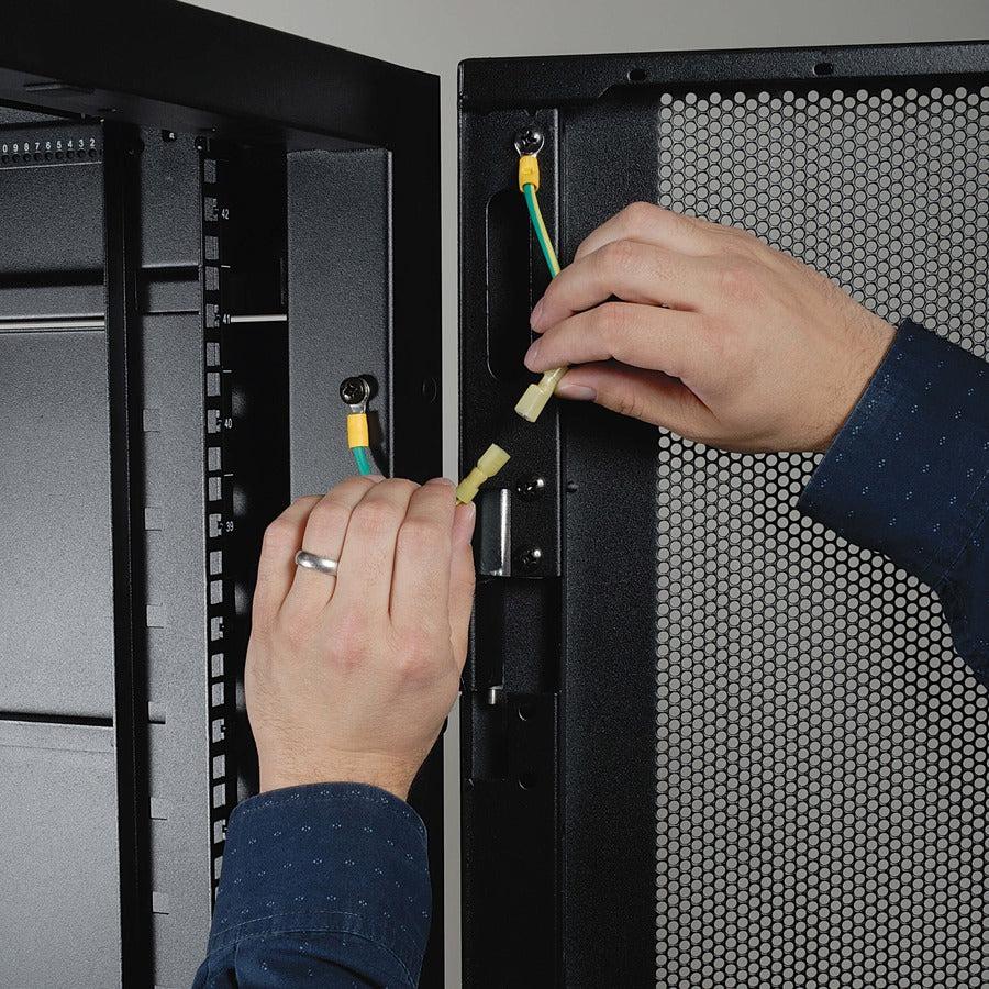 42U Server Rack - Data Center Rack Enclosure with Locking Doors | Tripp Lite SR42UB