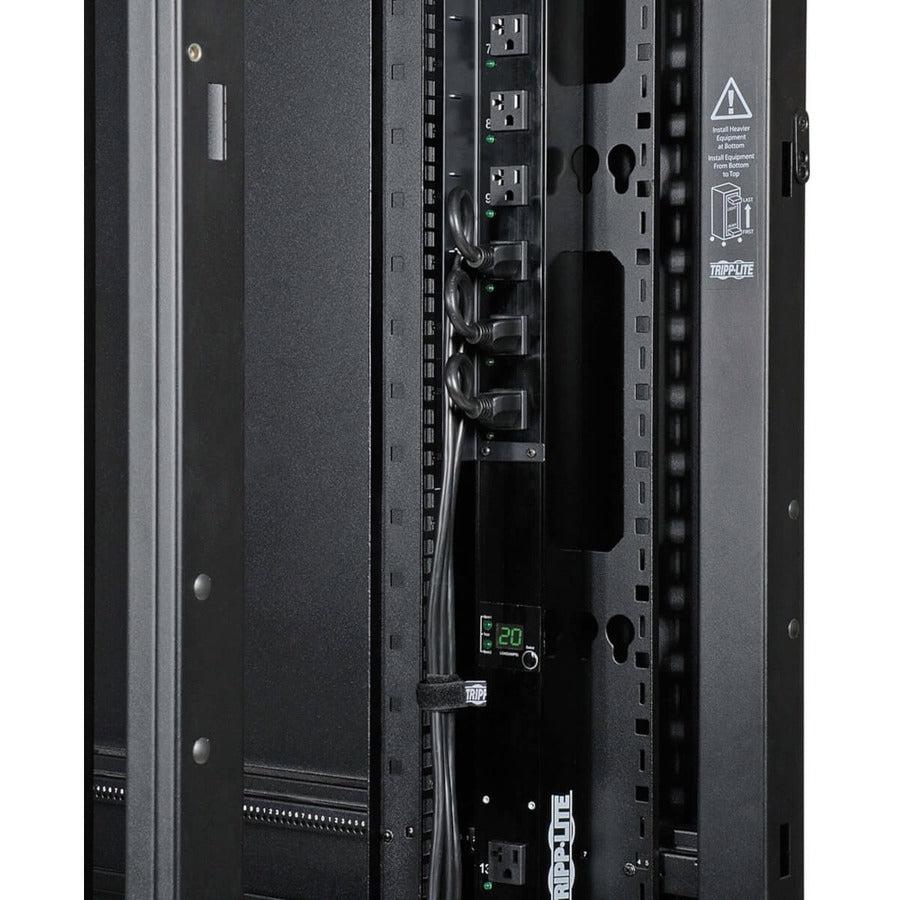 42U Server Rack Extra Deep - Data Center Cabinet with Cable Management | Tripp Lite SR42UBDP48