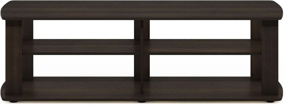 43.3 Inch Wide Dark Brown Entertainment Center TV Stand