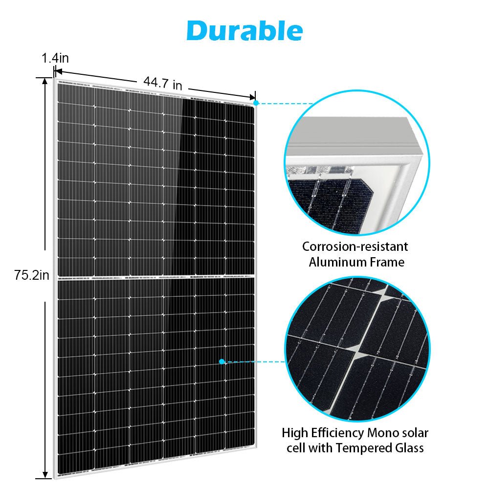 450W MONO PERC SOLAR PANEL FULL PALLET (32 PANELS) UL 61730 CEC Listed