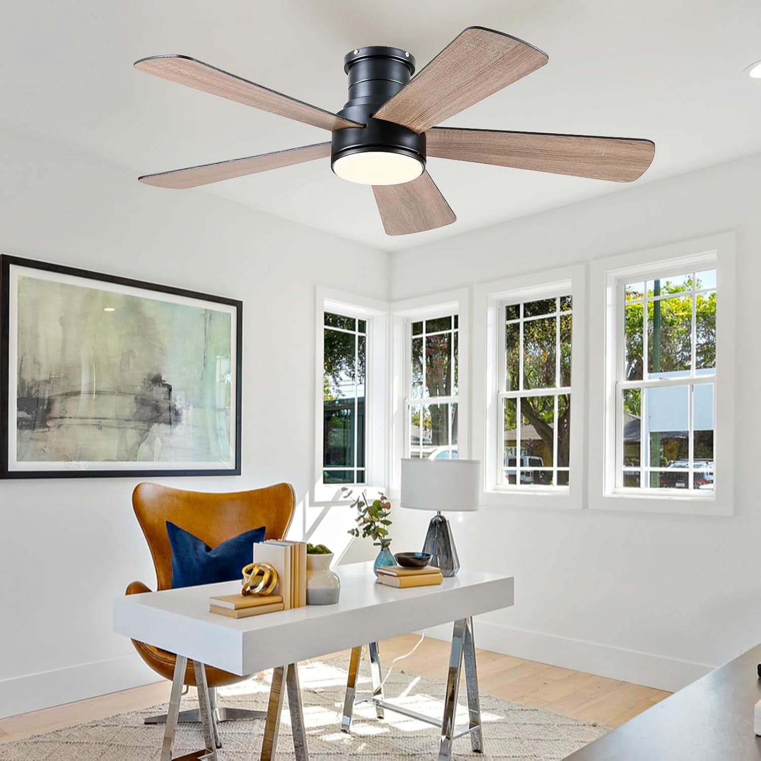 46 Inch DC Motor Ceiling Fan With Remote App Control