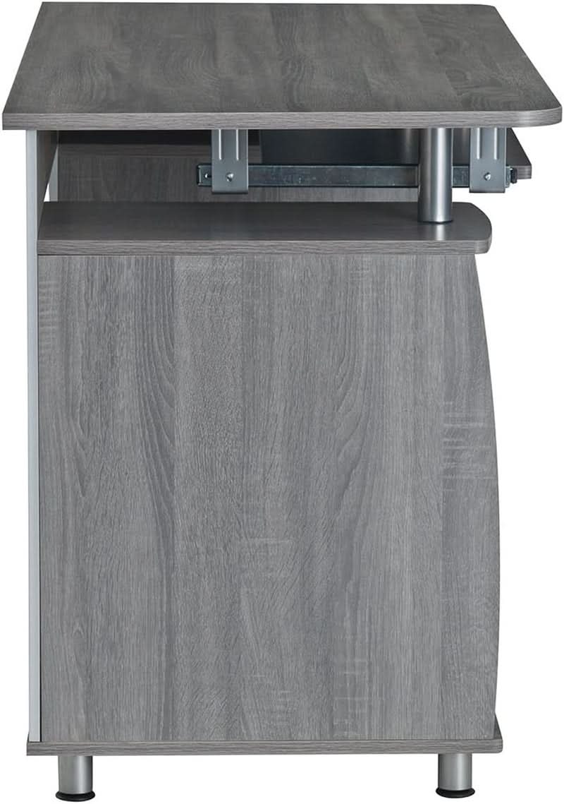 47.5 Inch Computer Desk Keyboard Tray File Cabinet