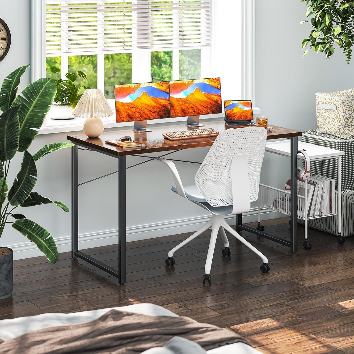 48 Inch Computer Desk Vintage Writing Desk For Home Office