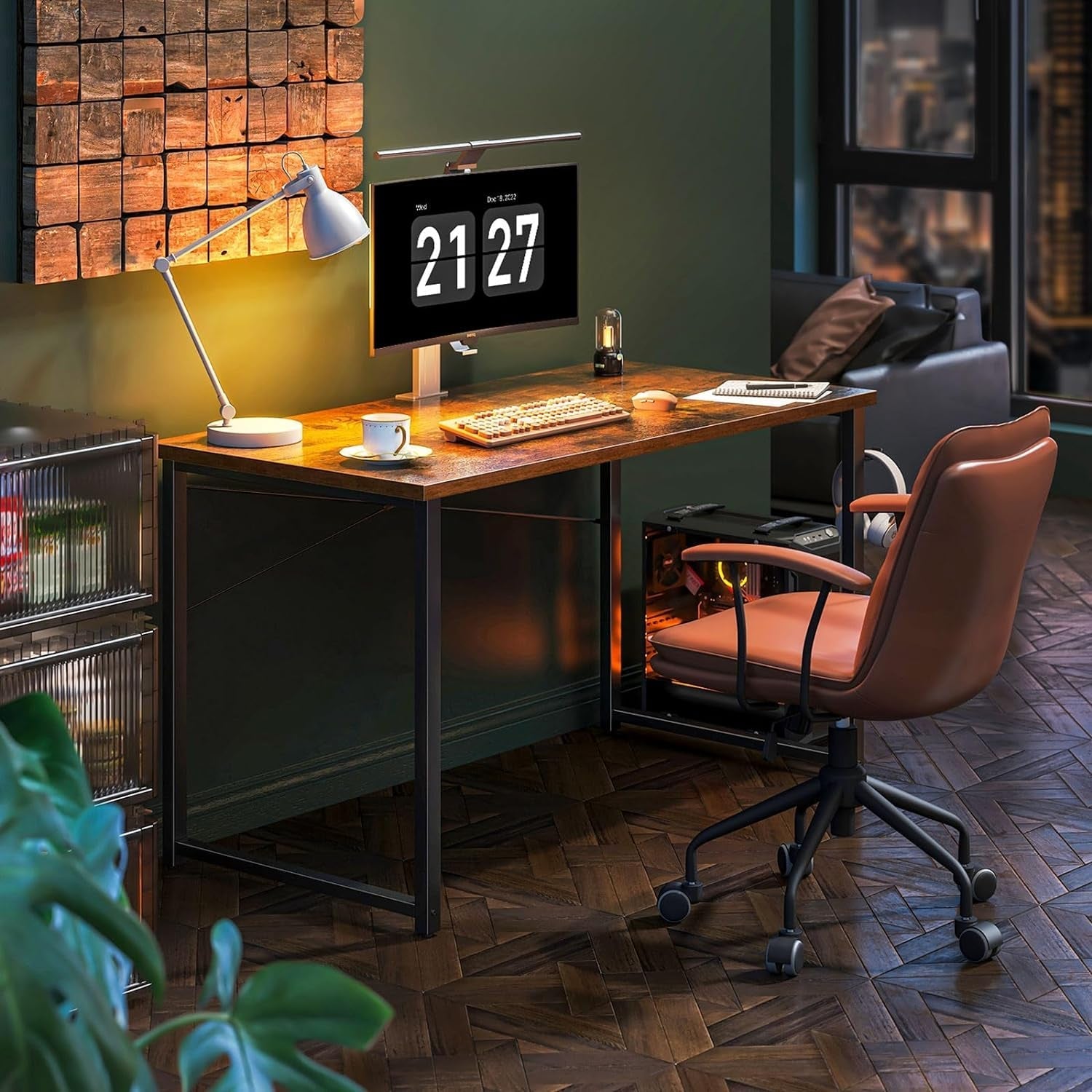 48 Inch Computer Desk Vintage Writing Desk For Home Office