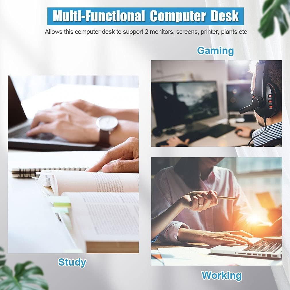 48 Inch Standing Desk Adjustable Height Ergonomic Computer Desk