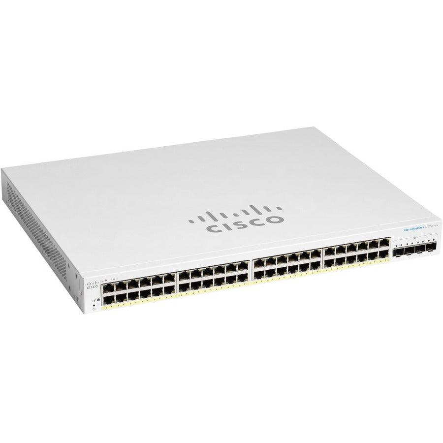 48-Port PoE Switch - Cisco CBS220-48P-4G-NA Smart Managed GE with 4x1G SFP | Tecisoft