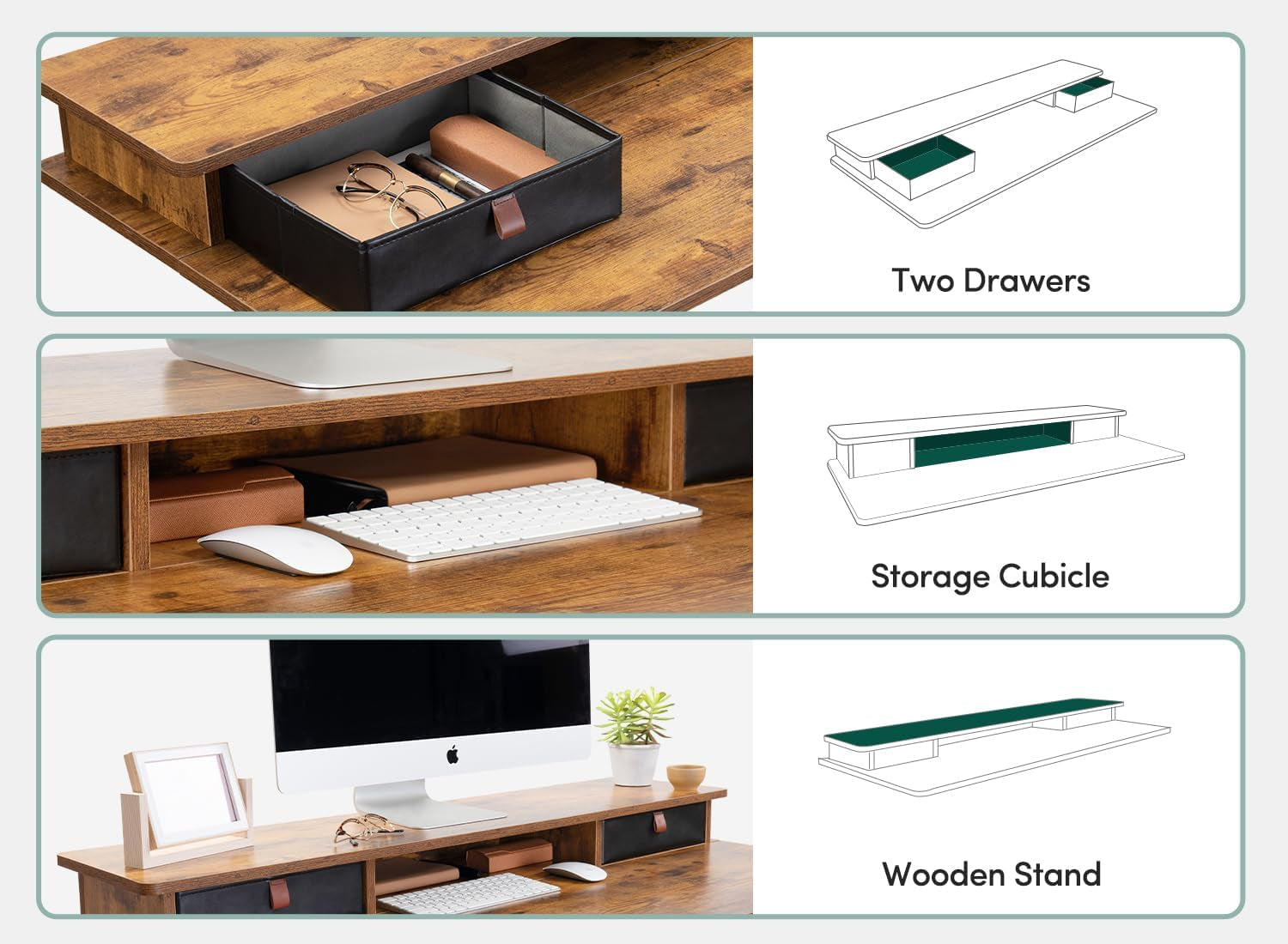 48 x 24 Inch Height Adjustable Ergonomic Standing Desk