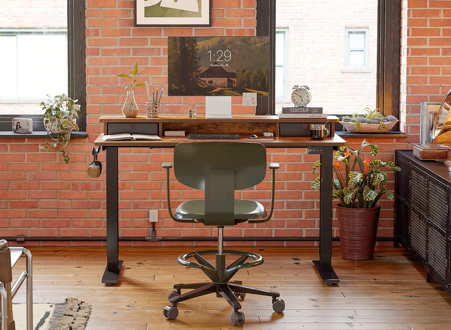 48 x 24 Inch Height Adjustable Ergonomic Standing Desk