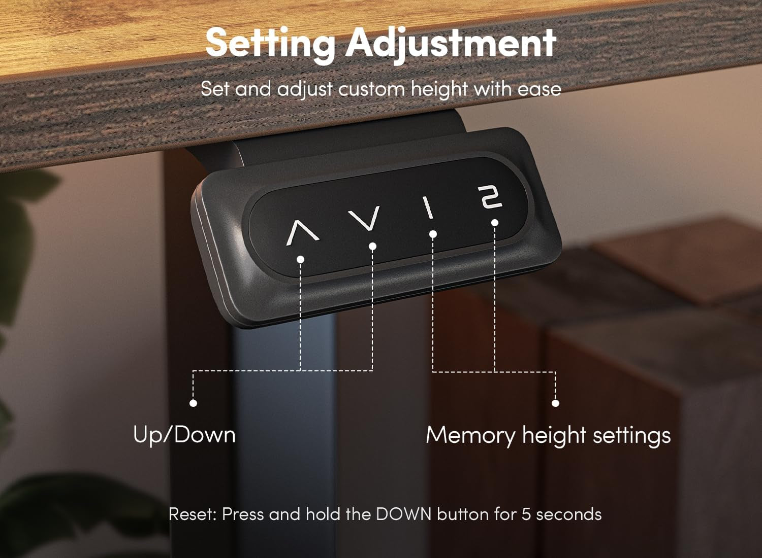 48 x 24 Inch Height Adjustable Ergonomic Standing Desk