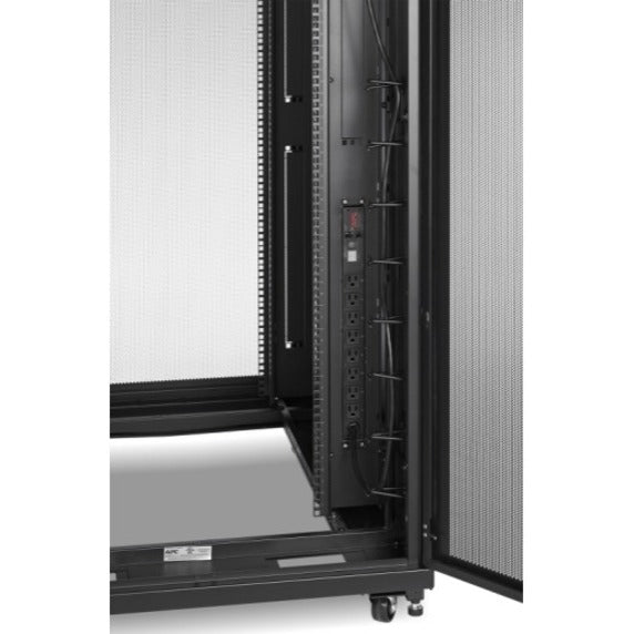 48U Server Rack Enclosure - Data Center Cabinet with Cable Management | APC NetShelter AR2587