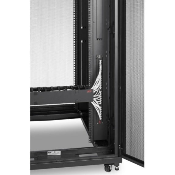 48U Server Rack Enclosure - Data Center Cabinet with Cable Management | APC NetShelter AR2587