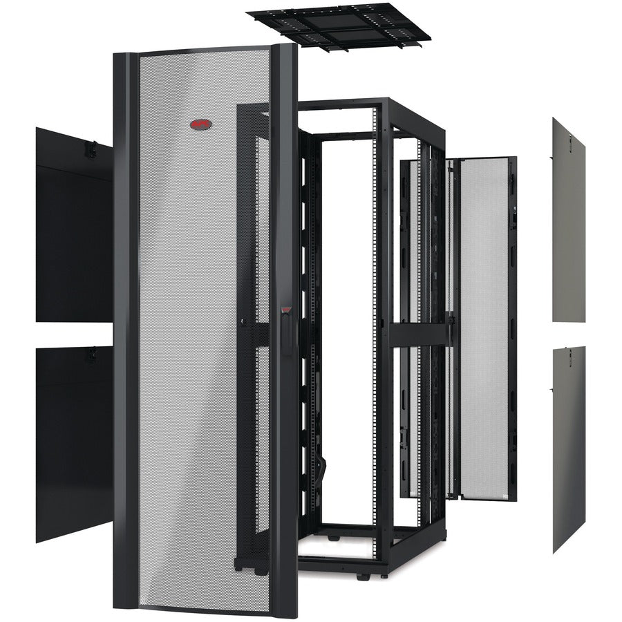 48U Server Rack Enclosure - NetShelter SX Without Doors 600W 1200D | TechSoft AR3307X610
