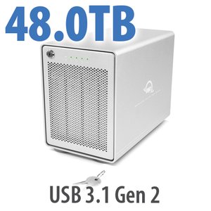 48.0TB OWC Mercury Elite Pro Quad RAID 5 4-Drive HDD Storage Solution