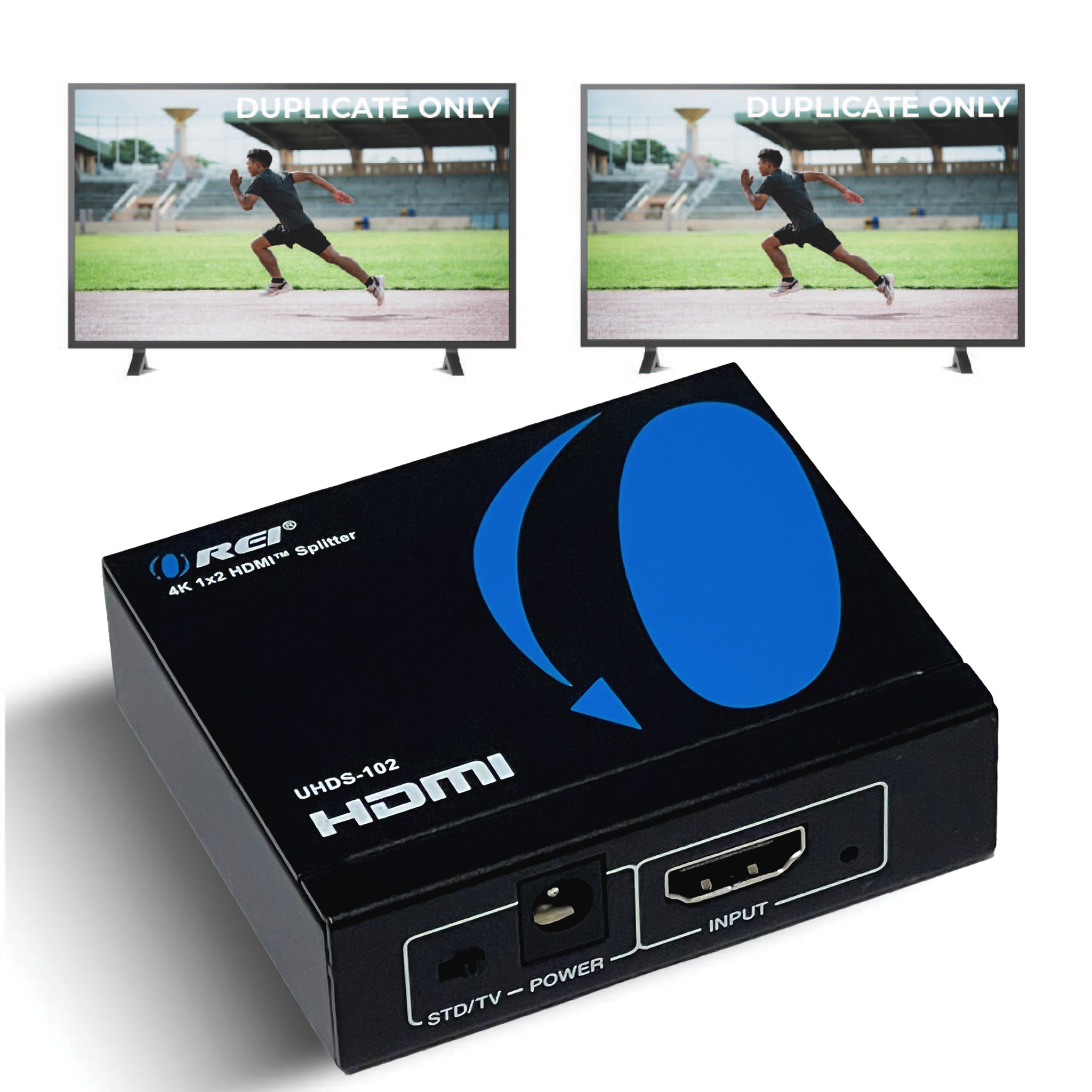 4K HDMI Splitter 1-In-2-Out with EDID control (UHDS-102)