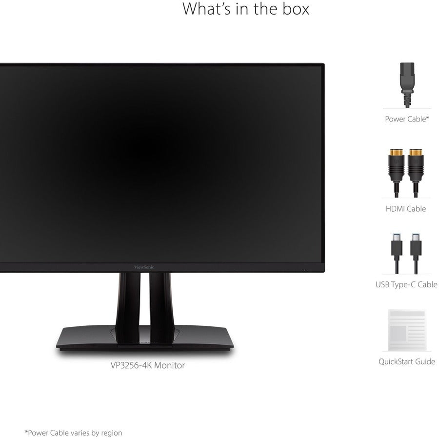 4K Professional Monitor - ViewSonic VP3256-4K ColorPro™ USB-C | TechSoft