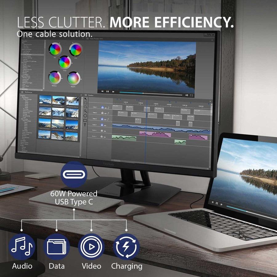 4K Professional Monitor - ViewSonic VP3256-4K ColorPro™ USB-C | TechSoft