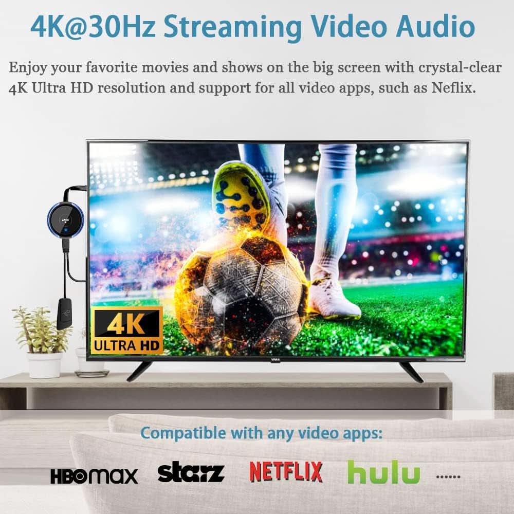 4K Wireless HDMI Transmitter Receiver Kit For TV And PC