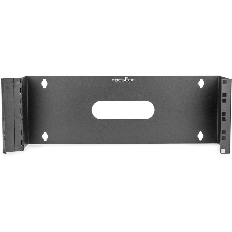 4U 19in Wall Mount Bracket - for Patch Panels - Hinged Wall Mounting Bracket - Maximum