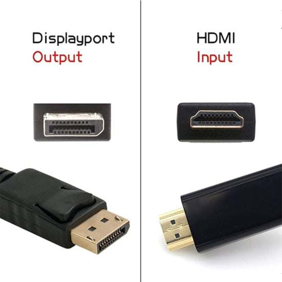 4XEM 4K Displayport to HDMI Cable 6ft 4XDPHDMI6FT4K
