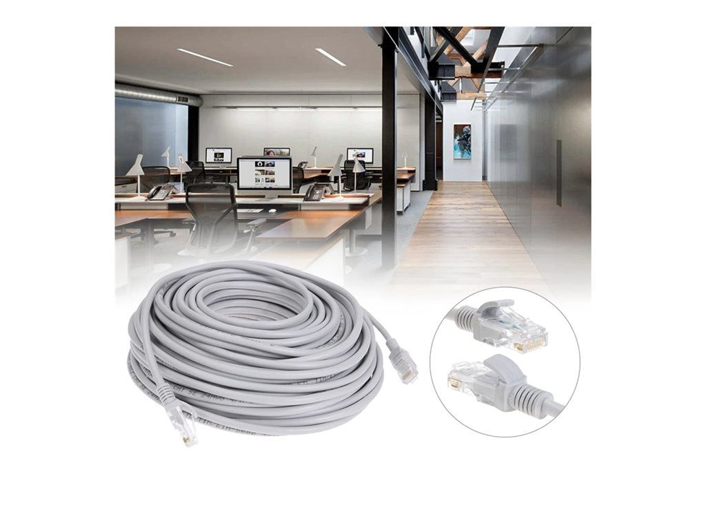 4XEM - Patch cable - RJ-45 (M) to RJ-45 (M) - 15 ft - 0.2 in - UTP - CAT 6a - molded, snagless - gray